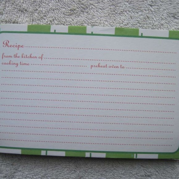 20 Studio 18 4 x 6 Blank Recipe Cards Peace Ornaments Deer Holiday Motif Pattern - Picture 5 of 9